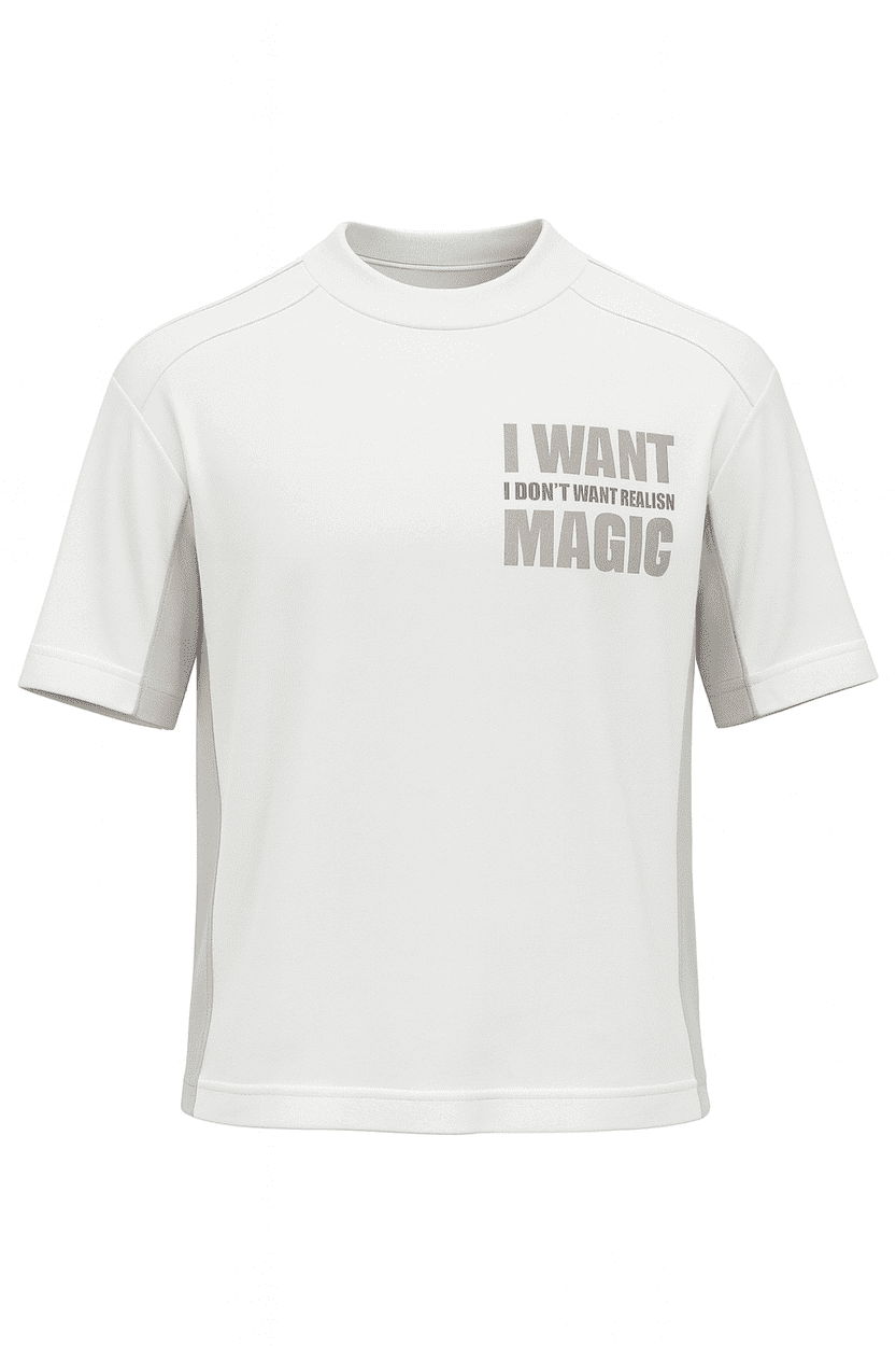T-SHIRT I WANT WHITE RowedStore