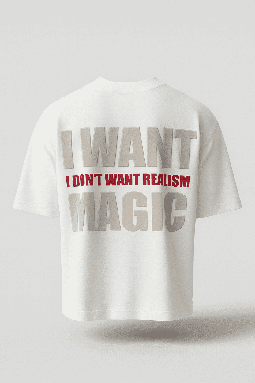 T-SHIRT I WANT WHITE RowedStore