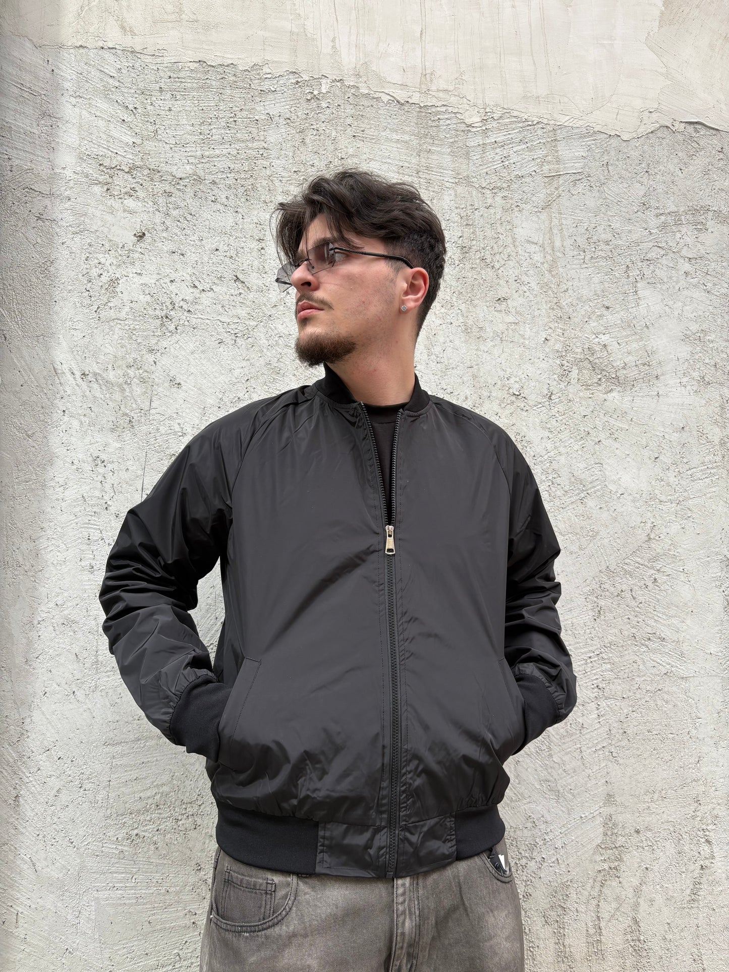 Bomber primavera black - RowedStore