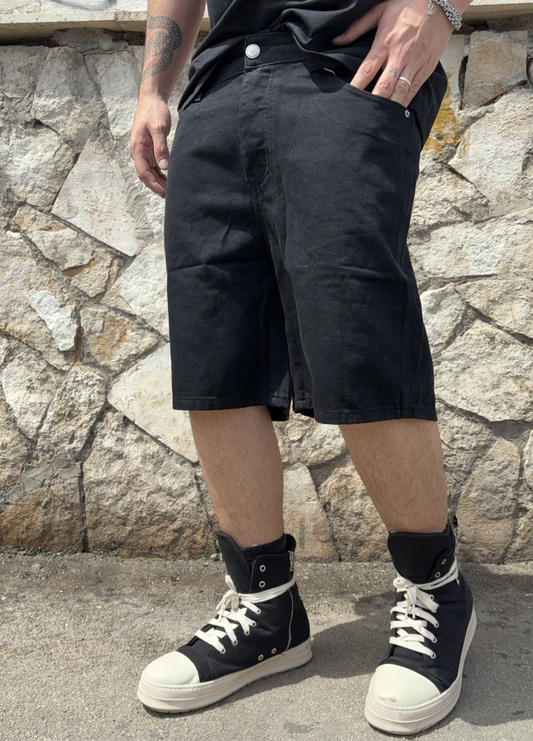 Short jeans black