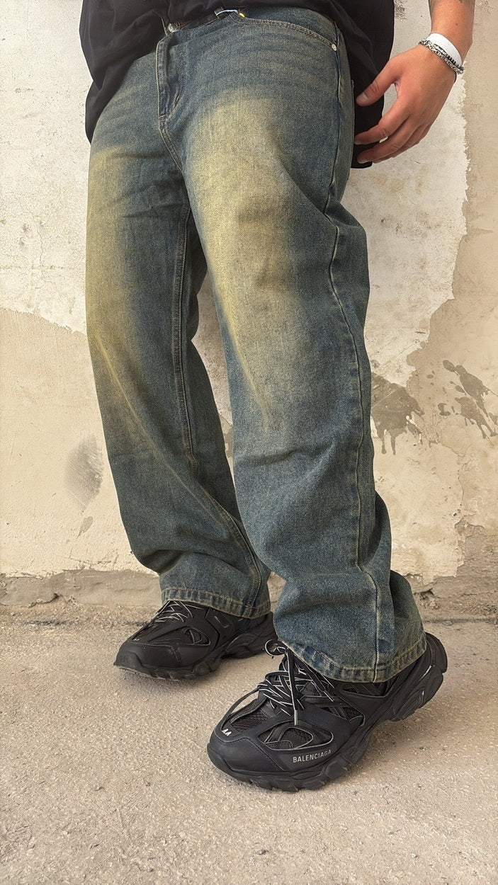 JEANS BAGGY SAND