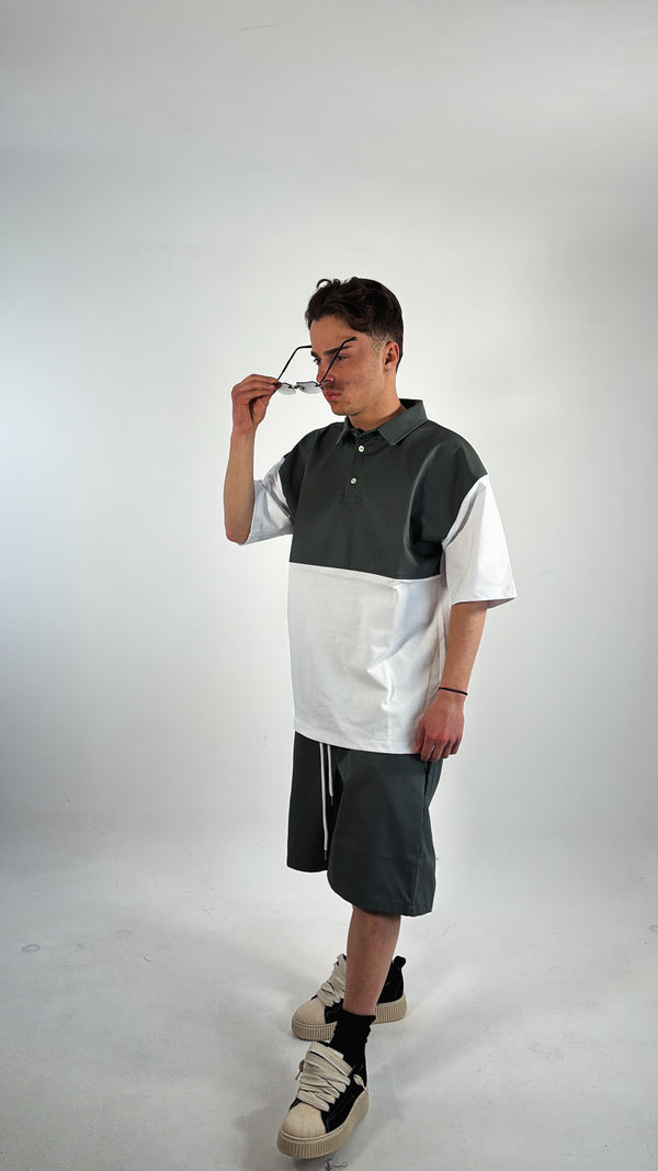 COORDSET POLO HUSTLE 3 COLORI