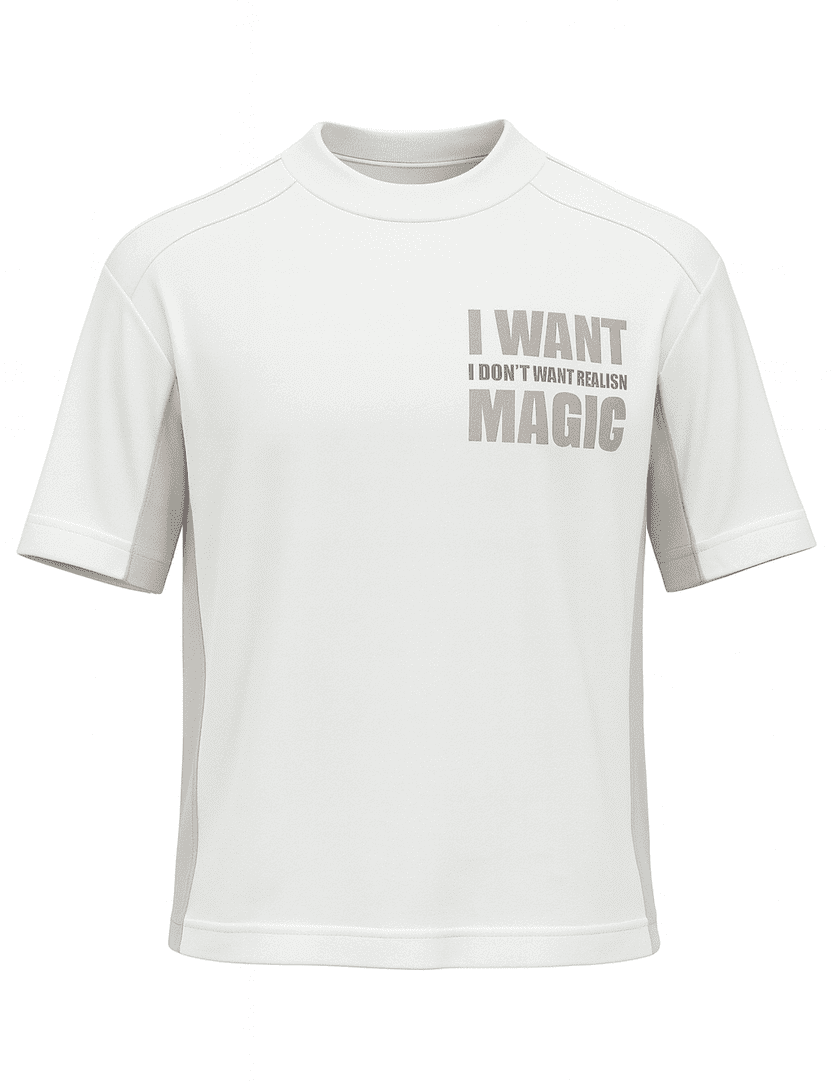 T-SHIRT I WANT WHITE RowedStore