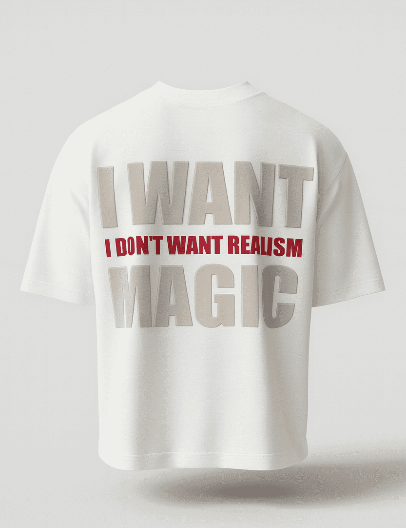 T-SHIRT I WANT WHITE RowedStore