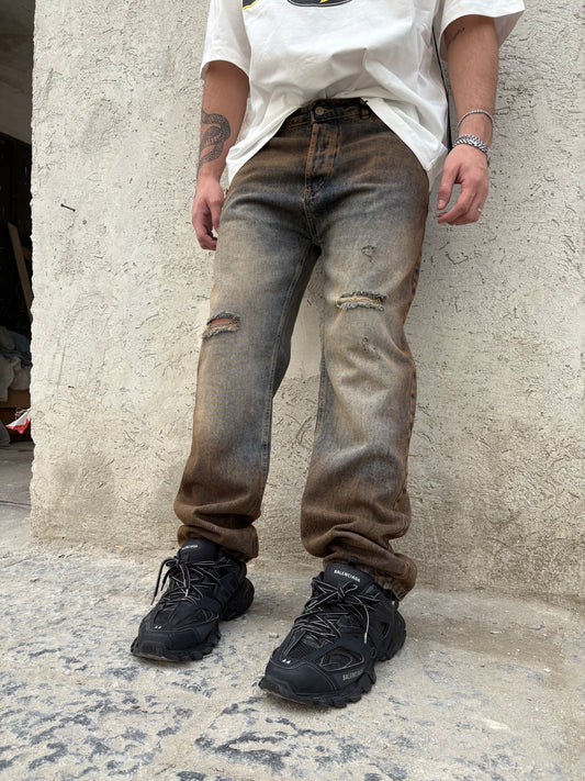 Jeans baggy sfumato - RowedStore