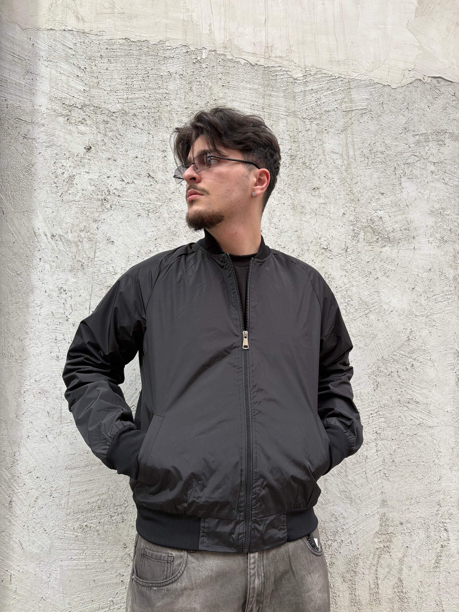 Bomber primavera black - RowedStore