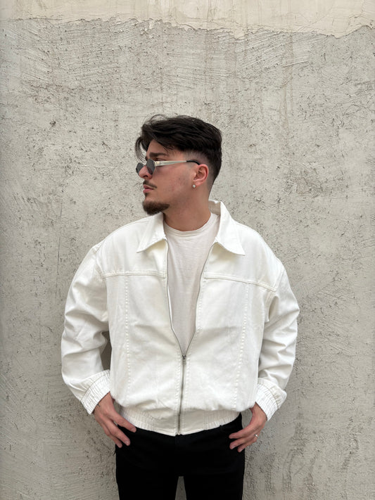 Jacket jeans white - RowedStore