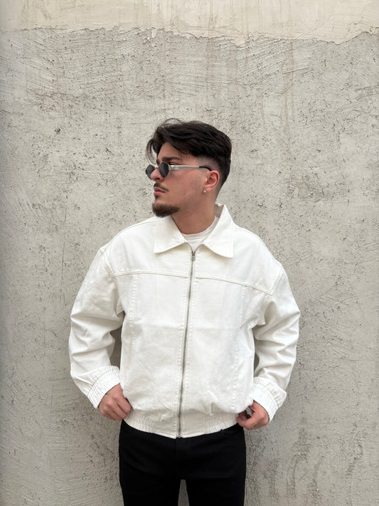 Jacket jeans white - RowedStore