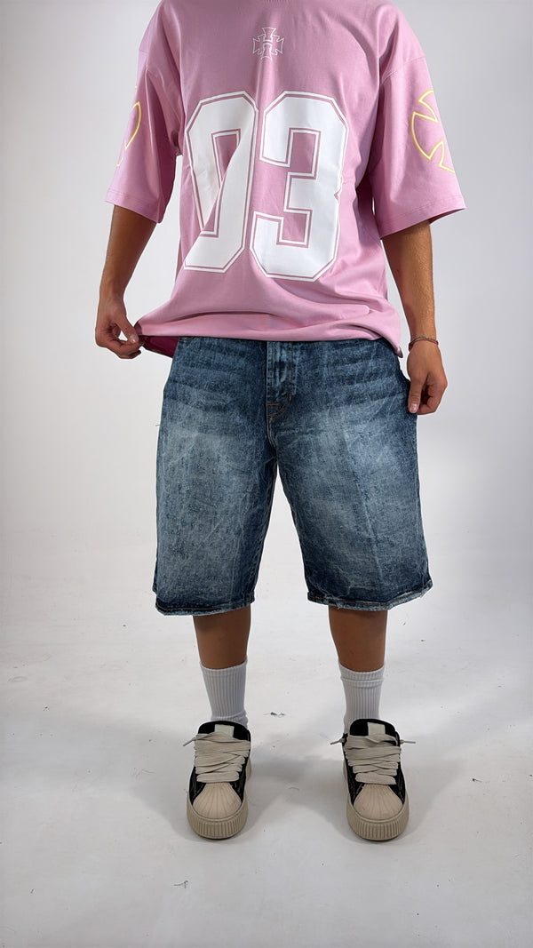 DENIM SHORT BLUE ROYAL