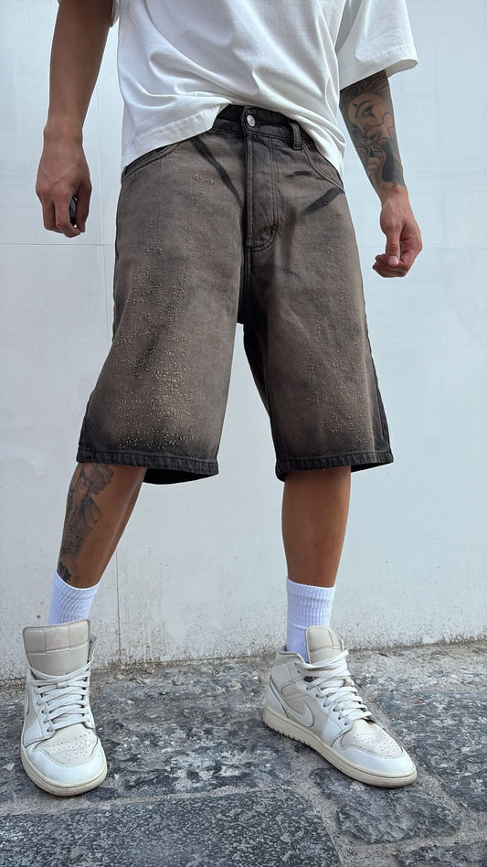 Short sfumato brown