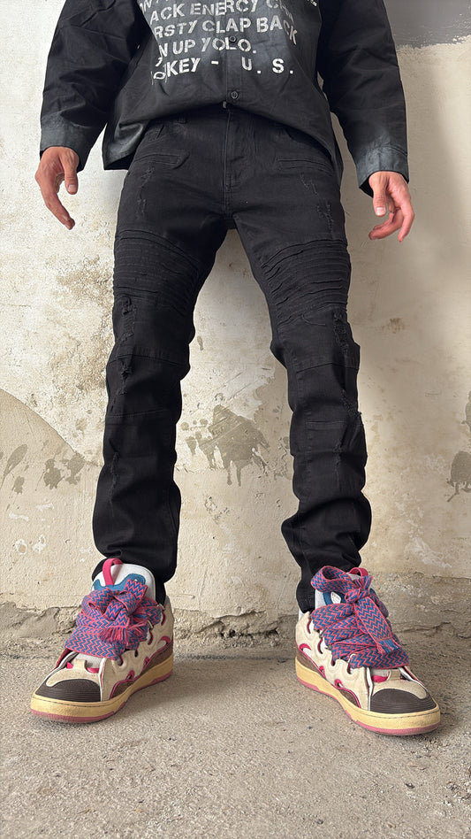 Jeans biker black