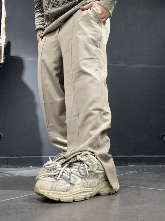 Pant fondo ampio beige - RowedStore