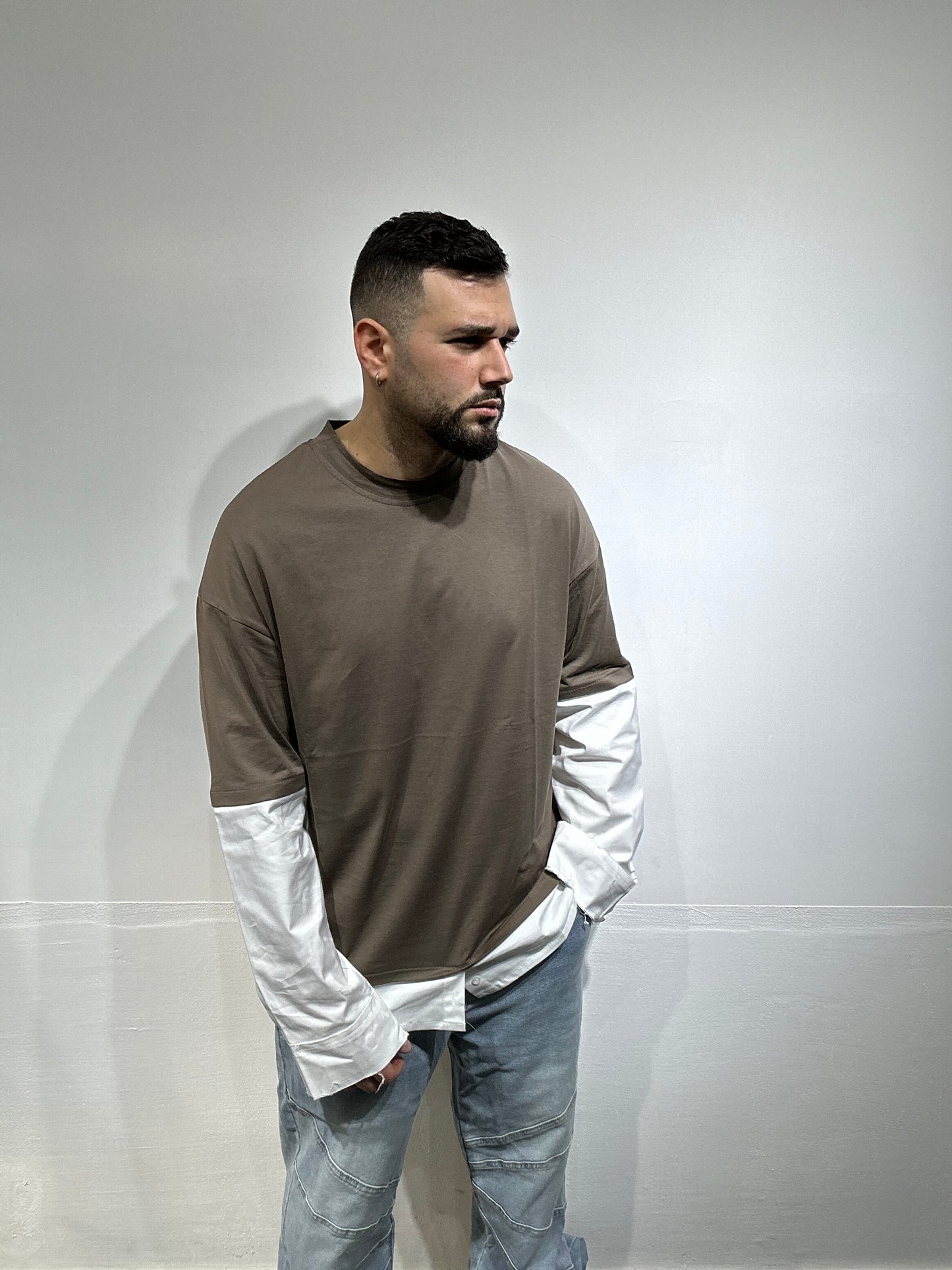 T-shirt manica camicia - RowedStore