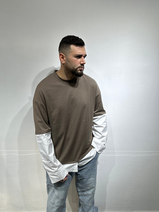 T-shirt manica camicia - RowedStore