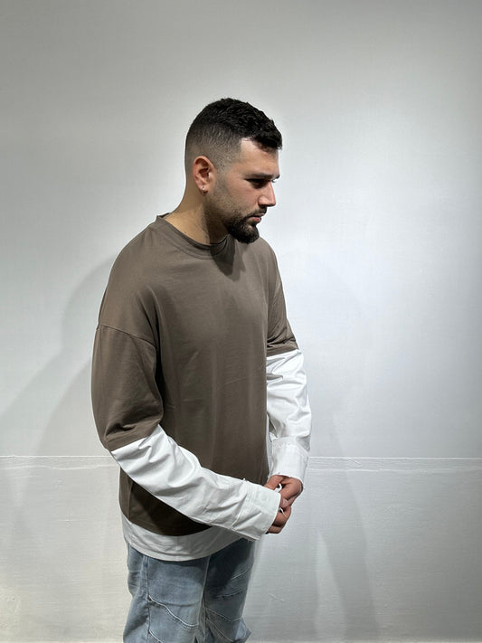 T-shirt manica camicia - RowedStore